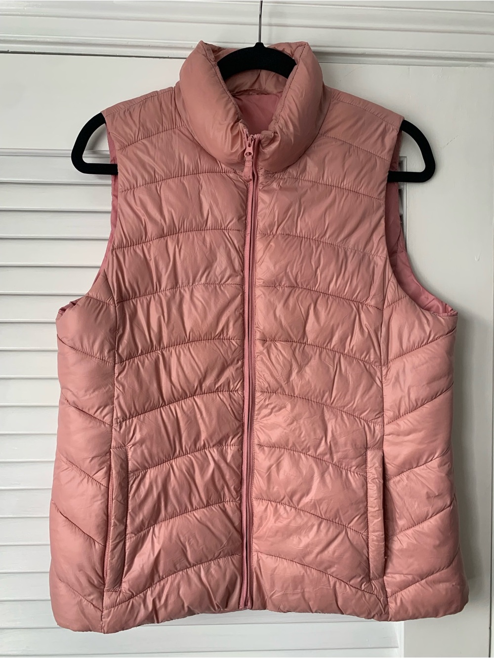 Women's GAP Pink Quilted Puffer Vest